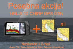 Humminbird HELIX 12 CHIRP GPS G3N + Navionics + Small