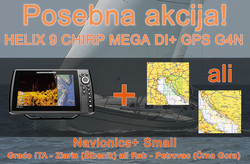 Humminbird HELIX 9 CHIRP MEGA DI+ GPS G4N + Navionics + Small