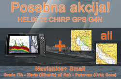 Humminbird HELIX 12 CHIRP GPS G4N + Navionics + Small
