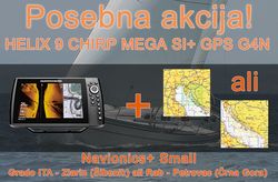 Humminbird HELIX 9 CHIRP MEGA SI+ GPS G4N + Navionics + Small