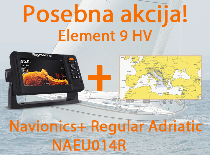 Element 9 hv   navionics  regular adriatic naeu014r