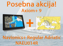 Raymarine Axiom+ 12, 12" Multifunction Display z Navionics+ Regular Adriatic NAEU014R
